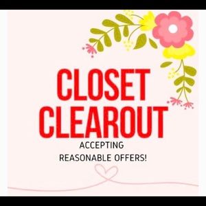 Closet clear out
